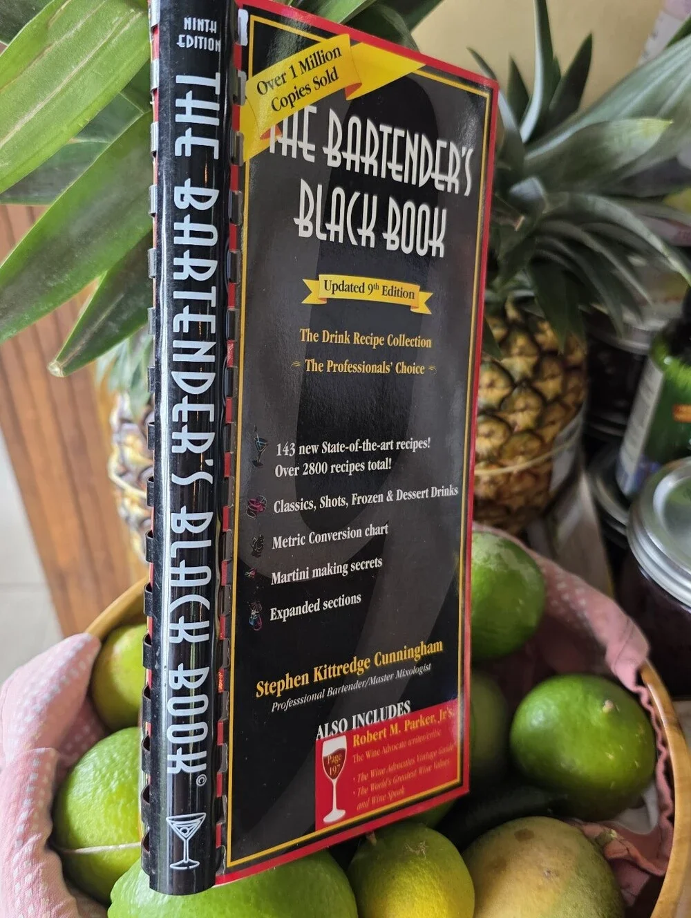 The Industry Standard  ' Bartender's Black Book  Cocktail Recipe Book Paperback